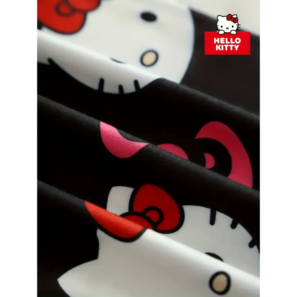 Hello Kitty Pajamas Summer Pants - Black