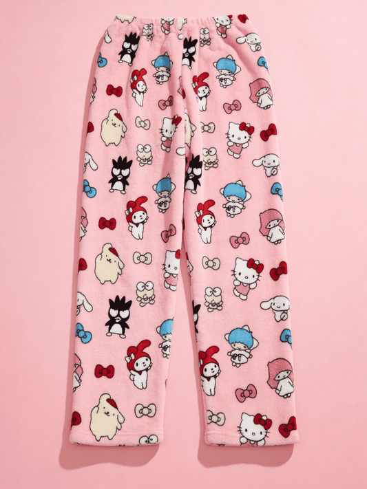 Sanrio Pajama Pants - Pink/Rose