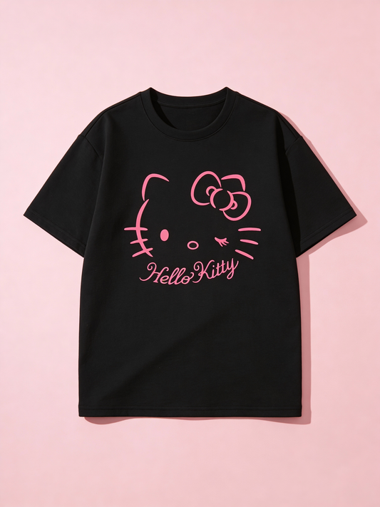 Hello Kitty T-shirt – Black & Pink Edition