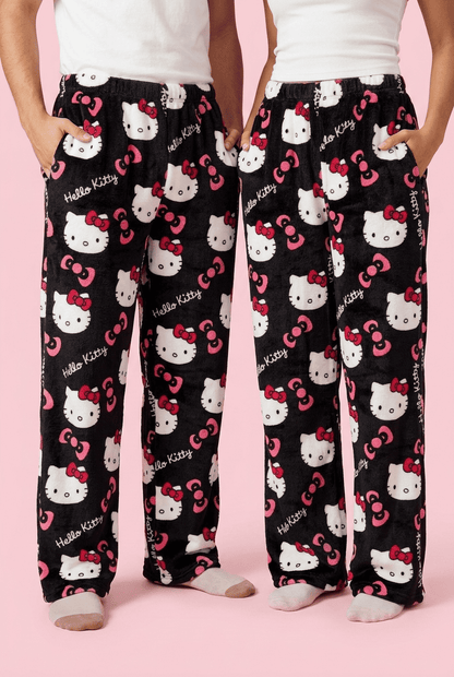 Hello Kitty Pajama Pants - Black