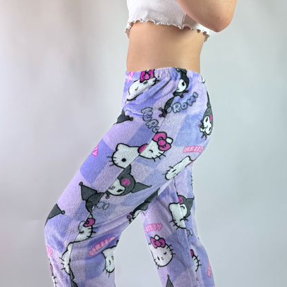 Hello Kitty X Kuromi Pajama Pants - Purple