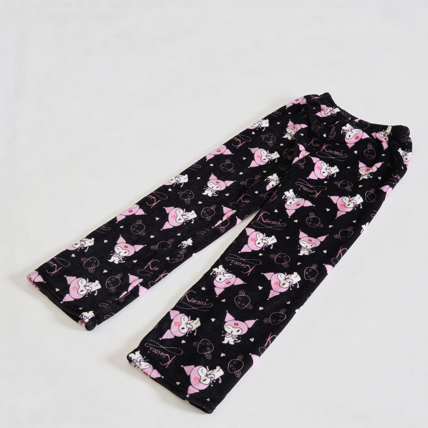 Kuromi Pajama Pants - Black