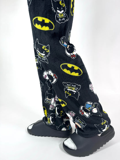 Batman X Hello Kitty Pajama Pants - Black