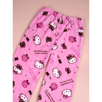Hello Kitty Pajama Pants - Pink Cosmetics