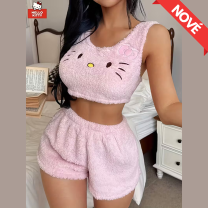 Hello Kitty Fluffy Pink Set