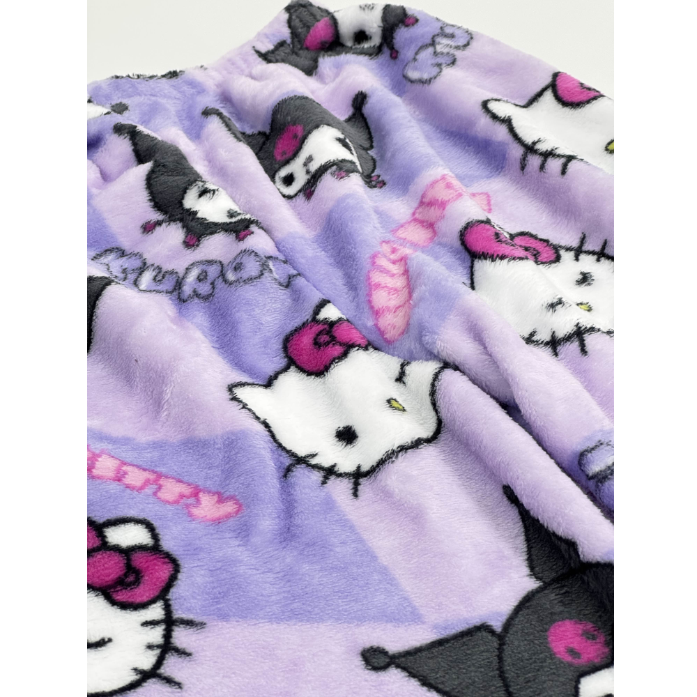 Hello Kitty X Kuromi Pajama Pants - Purple
