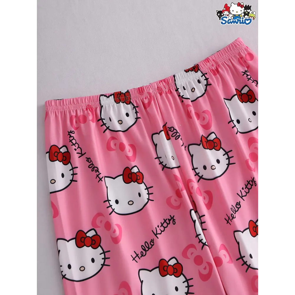 Hello Kitty Pajamas Summer Pants - Pink