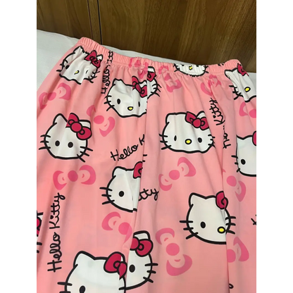 Hello Kitty Pajamas Summer Pants - Baby Pink