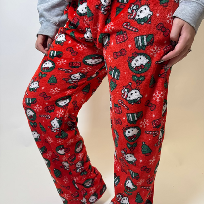 Hello Kitty Pajama Pants - Christmas