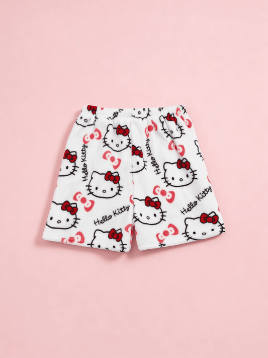 Hello Kitty Pajama Shorts - White