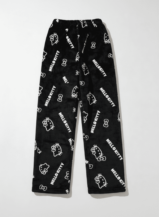 HK Hello Kitty Pajama Pants - Black