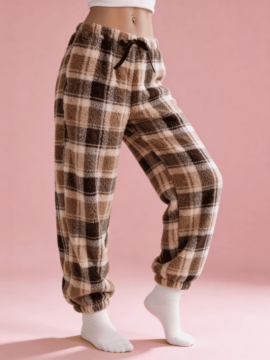 Cozy Pajama Pants - Brown