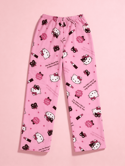 Hello Kitty Pajama Pants - Pink Cosmetics