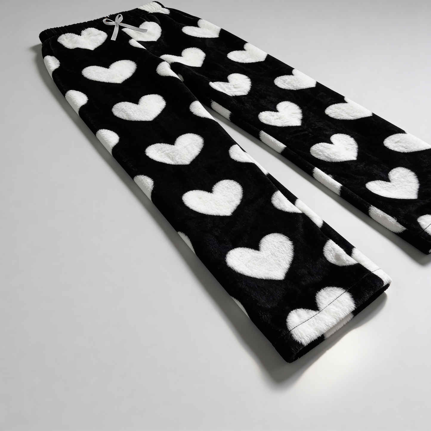 Valentine's Pajama Pants - Black