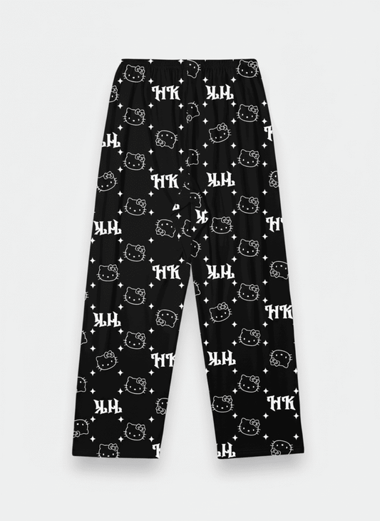 Hello Kitty Pajama Pants - HK Black