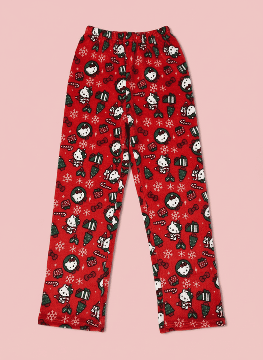 Hello Kitty Pajama Pants - Christmas